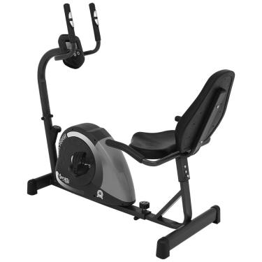 Imagem de Bicicleta Ergométrica Magnética Horizontal Dream MAG 5000H - Chumbo/Preta