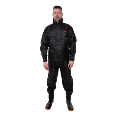 Imagem de Conjunto Motociclista Emborrachado Masculino Urban Preto Pioneira