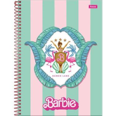 Imagem de Caderno Foroni Universitário Barbie Espiral 160 Folhas
