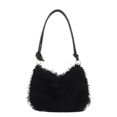 Imagem de Bolsa transversal moderna versátil e prática bolsa de ombro excelente artesanato perfeita para várias ocasiões, Preto