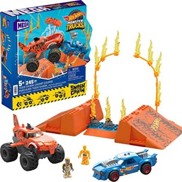Imagem de MEGA Hot Wheels Monster Trucks S&C Tiger Shark Chomp Course