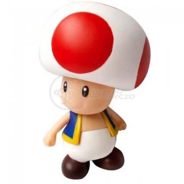 Imagem de Boneco Action Figure Cogumelo Toad Super Size 20Cm Mario