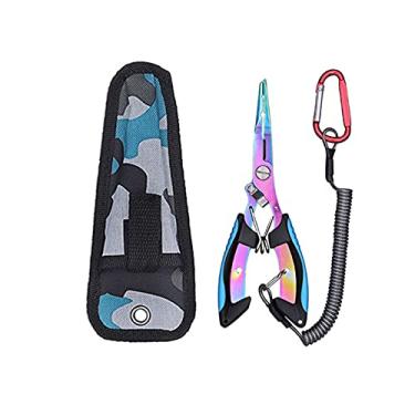 Imagem de Pinças de pesca Pinças de pesca Grilhão de peixes de peixe de pesca CLIP CLIP CHAMP CAPA DESPECIAMENTO DE DESPOSTIVO GRUPRIPLER FERRAMENTES DE ENGINADORES DE ENGINA DE PESQUISA Alicates Abrir livremen