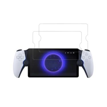 Imagem de AISELAN Protetor de tela de vidro temperado para PlayStation Portal Remote Player 20.3 cm / Sony PlayStation 5 PS5 Portal, (pacote com 2) protetor de tela HD transparente antiarranhões