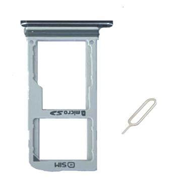 Imagem de UPONEW Para LG V35 LMV350ULM V350AWM V350ULM Bandeja de cartão SIM e recipiente de suporte de cartão SIM Micro SD Peça de substituição