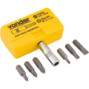 Imagem de Vonder, Jogo De Bits/Ponteiras Com 8 Peças, Encaixe Sextavado 1/4".