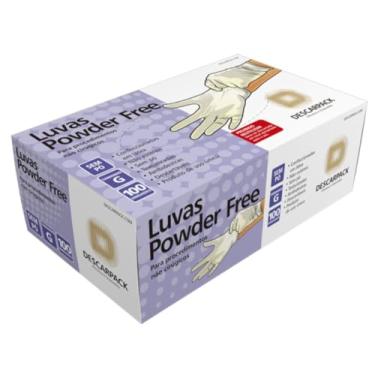 Imagem de Luva Latex Powder Free (Sem Talco) P - Caixa com 100 Unidades