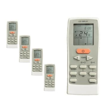 Imagem de Kit 5 Controle Remoto Ar Condicionado Compatível York Split