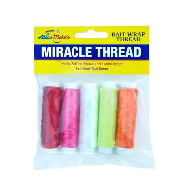 Imagem de ATLAS Miracle Thread - Linha de pesca elástica para amarrar sacos de isca, artesanato de iscas e pesca versátil, fio durável para empreendimentos de pesca bem-sucedidos