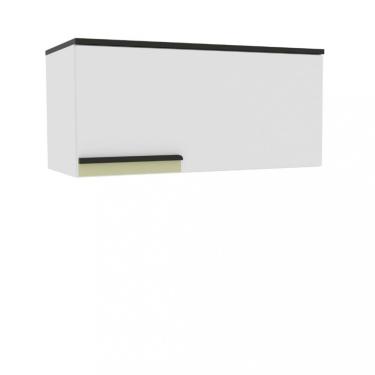 Imagem de Armario Aereo 1 Porta 80cm Manhattan Herval - Branco Artico