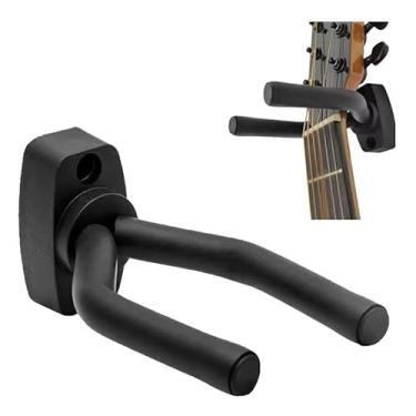 Imagem de Suporte De Parede Ajustável Para Violão Guitarra Violino Baixo Cavaquinho Instrumentos de Cordas em Geral Cor Preto Ejp