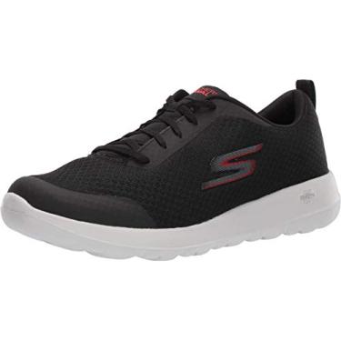 Imagem de Skechers Tênis masculino Gowalk Max-Athletic para caminhada com espuma resfriada a ar, Preto/vermelho, 39