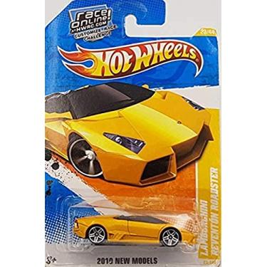 Imagem de Hot Wheels 2010 Lamborghini REVENTON Roadster (Dark Yellow) #25/274, HW Premiere #25/52 (Short Card)