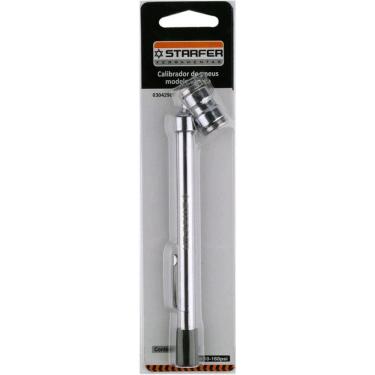 Imagem de Calibrador De Pneu Canudo Duplo 10/160psi Starfer