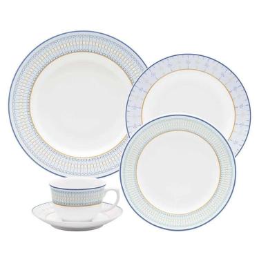 Imagem de Aparelho de Jantar 30 Peças Flamingo Lazuli Oxford