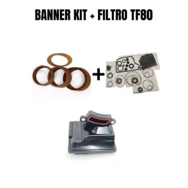 Imagem de Banner kit com filtro do câmbio automático tf80 - TRANSNATION