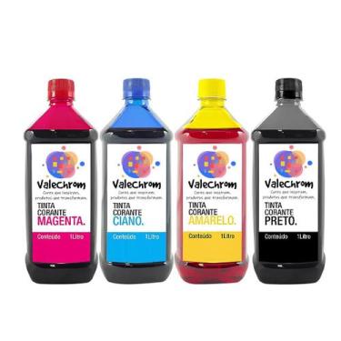 Imagem de Kit 4 Tinta Compatível Canon G1100 G1110 G2100 G2110 GL-190 de 1 Litro