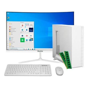 Imagem de Pc Gamer Slim Ryzen 7 5700G 32gb Ram Ssd 960gb Tela 23 Vega 8 Wifi - P