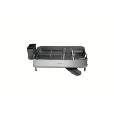 Imagem de Escorredor de Louça Tramontina em Aço e Polipropileno, Cinza