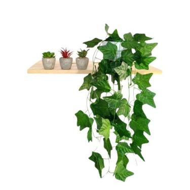 Imagem de Arranjo de Trepadeira artificial em Vaso de Plástico Branco - Nacional