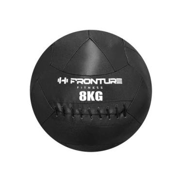 Imagem de Wall Ball 8kg Medicine Exercício Funcional Ball Bola de Peso Couro Aca