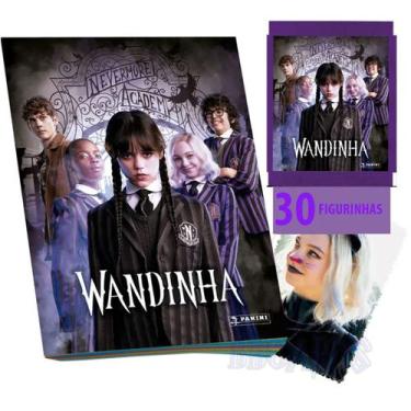 Imagem de Kit Album Wandinha Addams + 30 Figurinhas Inspirado Na Série - Panini,