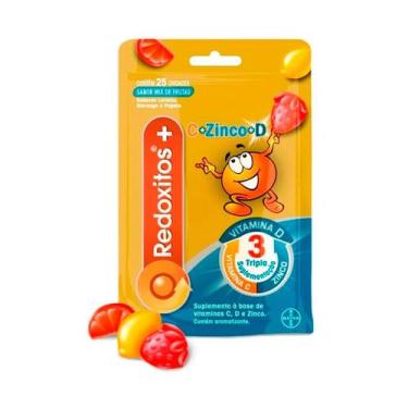Imagem de Redoxitos+ Vitamina C, D e Zinco Mix de Frutas 25 Gomas