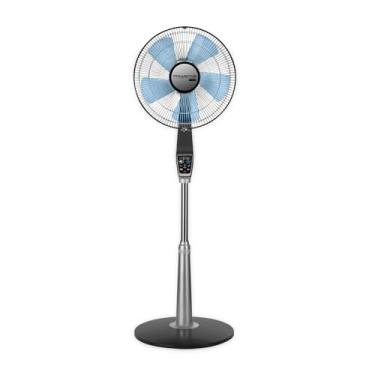 Imagem de Rowenta Ventilador oscilante Turbo Silence VU5670, ventilador em pé, ventilador de 5 velocidades com controle remoto