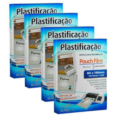 Imagem de Polaseal Plástico para plastificação 0,05 RG 80x110 400un - Mares