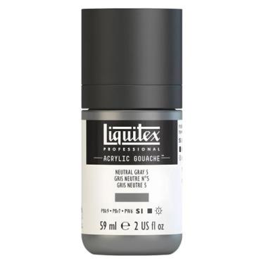 Imagem de Tinta Guache Acrilica 59ml S1 Liquitex Escolha a Cor, 599 NEUTRAL GREY