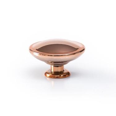 Imagem de Kit 11 Puxadores de gaveta puxador botão - Telis Ferragens, Rose gold