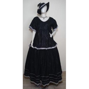 Imagem de Roupa Completa pomba gira GG/XG plus size  Umbanda Candomble Roupa de 