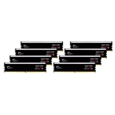 Imagem de G.SKILL Zeta R5 Series (Intel XMP 3.0) DDR5 RAM 128GB (8x16GB) 6400MT/s CL32-39-39-102 1.40V Desktop Computer Memory RDIMM - Preto (F5-6400R3239G16GE8-ZR5K)