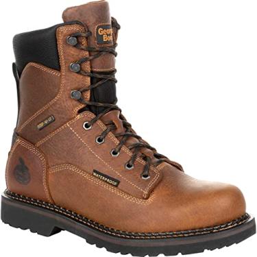 Imagem de Georgia Men's Boot Giant Revamp Waterproof Work Soft Toe Brown 9 D