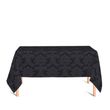 Imagem de Toalha de Mesa Retangular em Tecido Jacquard 100% Poliéster Medalhão P