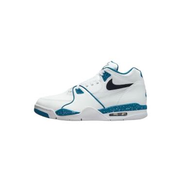 Imagem de Nike Air Flight 89 DD1173 100 masculino - Tamanho, Branco/Azul Brigade/Obsidiana escura, 45
