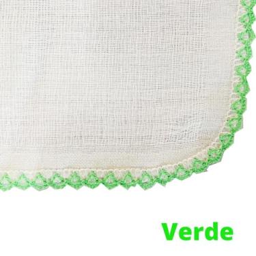 Imagem de Fralda de Ombro 70x70 cm Marca Cremer  Pinte e Borde com faixa de 15cm