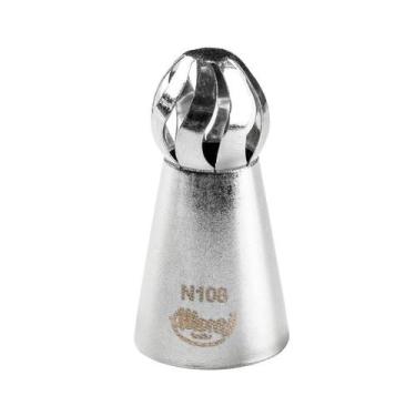 Imagem de Bicos Para Confeitar - Russo Esfera - Aço Inox - Nºn108  - 1 unidade -