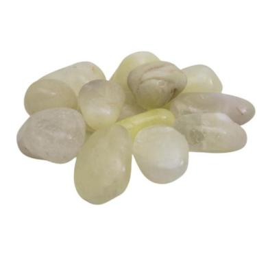 Imagem de Pedra Rolada Cristal com Enxofre Natural até 2cm para Proteção contra 
