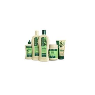 Imagem de Kit Bio Extratus Jaborandi Sh 500ml+Cond 500ml+BC 500g+Tônico 100ml+Fi