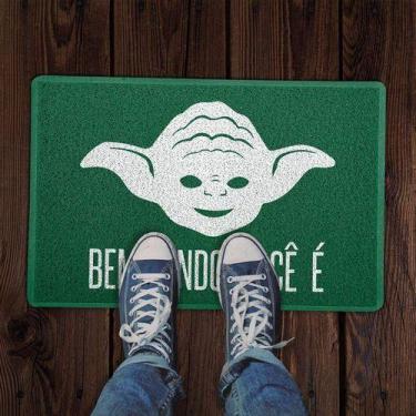 Imagem de Tapete Capacho Mestre Yoda Star Wars 60x40cm - Zap Tapetes