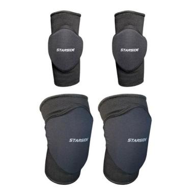 Imagem de Kit Goleiro Futsal Joelheira + Cotoveleira Starside, G