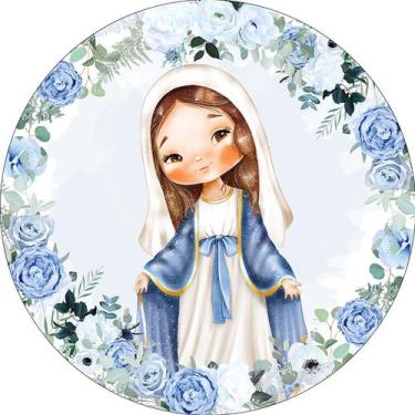 Imagem de Painel De Festa Redondo 1,50x1,50 - Santa Nossa Senhora das Graças Cut