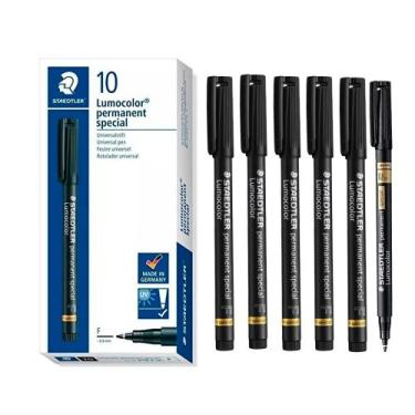 Imagem de Marcador Staedtler Lumocolor Special Preto 0.6mm C/10