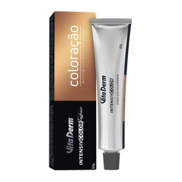 Imagem de Coloração Creme Vita Derm Intensiv Color Fashion 60g, 5.0 Castanho Cla