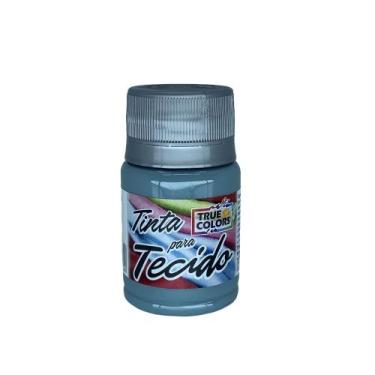 Imagem de Tinta para Tecido Tons Escuros 37ml True Colors, CINZA LUNAR