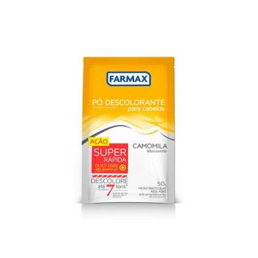 Imagem de Pó Descolorante Para Cabelos Camomila 50g - Farmax