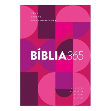 Imagem de Bíblia 365 NVT - Capa Roxa Feminina - Nova Versão Transformadora