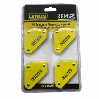 Imagem de Kit Esquadro Magnético LYNUS 5KGF