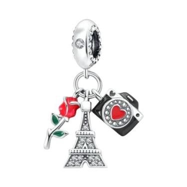 Imagem de Amuletos de Trevo Verde para Pulseira de Prata Esterlina 925 - Acessór